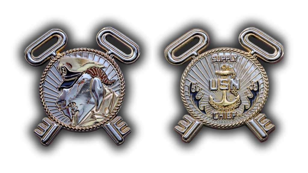 Navy Chief Challenge Coin Finished
