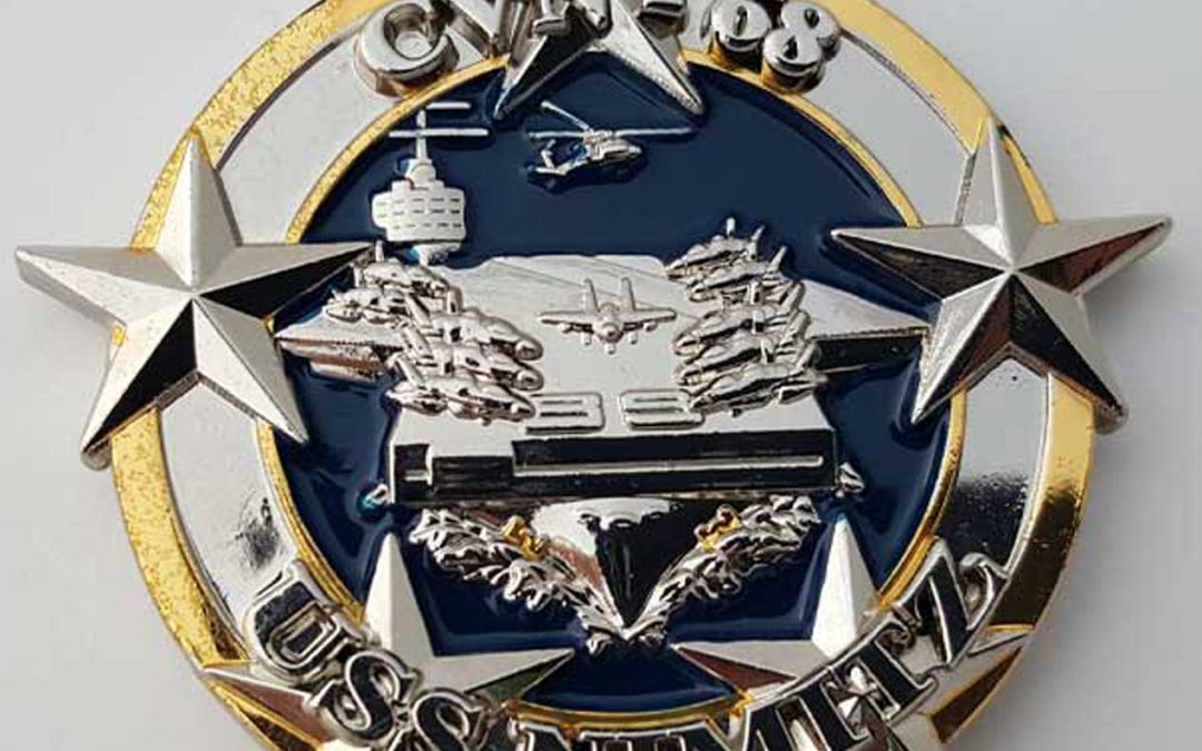 USS Nimitz Unique Challenge Coin