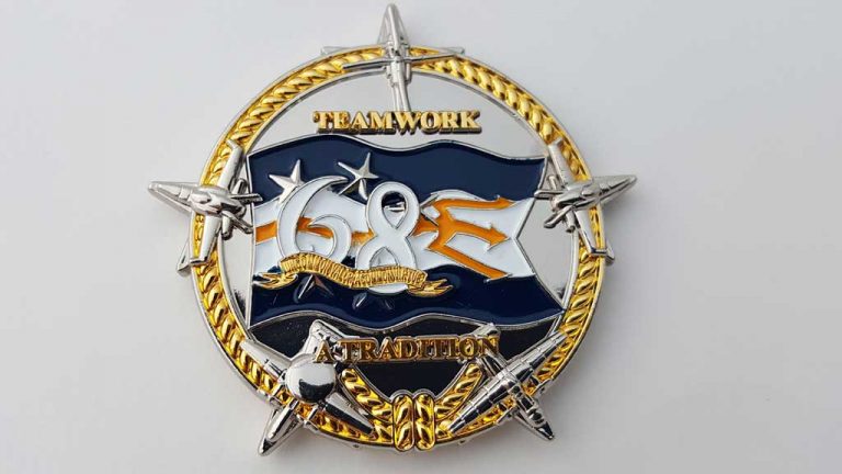 USS Nimitz Challenge Coin, veteran owned | Embleholics