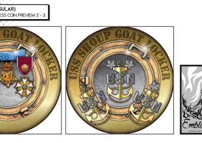 Challenge Coin uss shoup