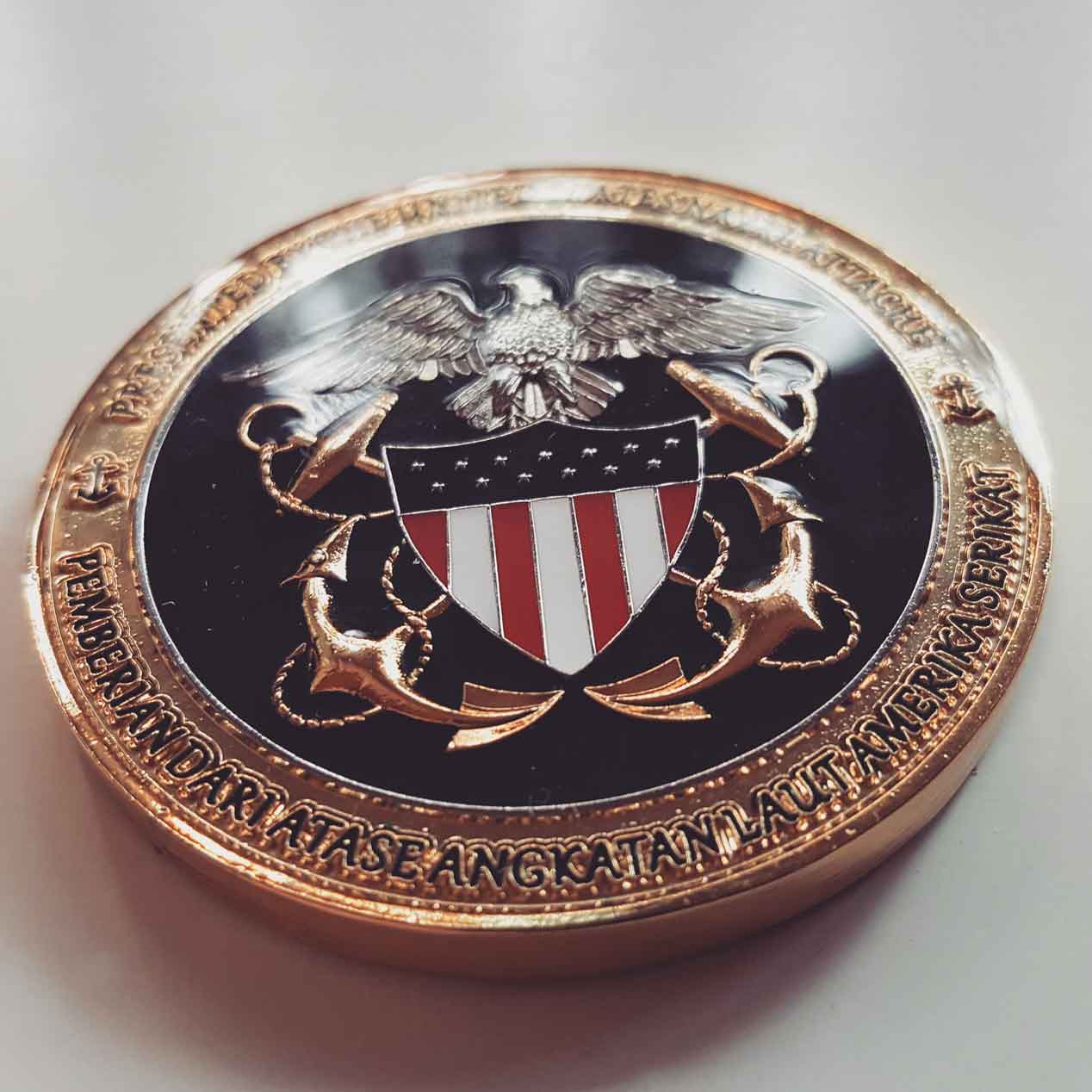 Navy Custom Challenge Coins