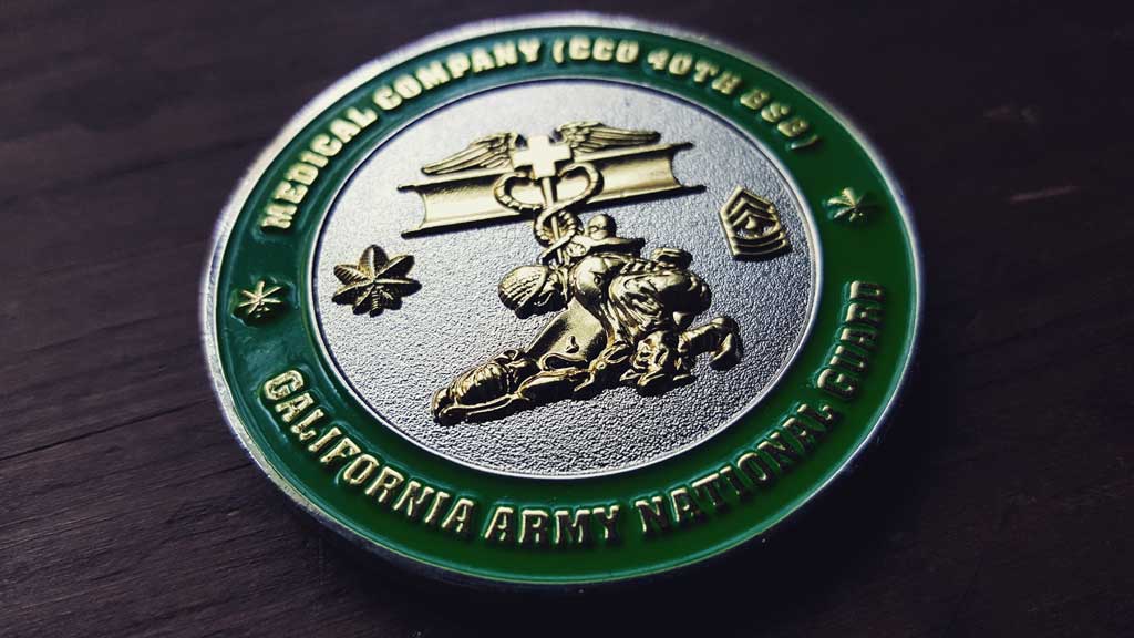Army Challenge Coin Front