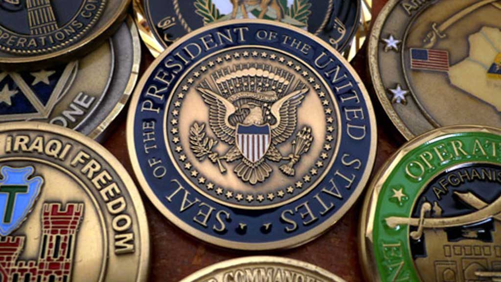 presidential challenge coins
