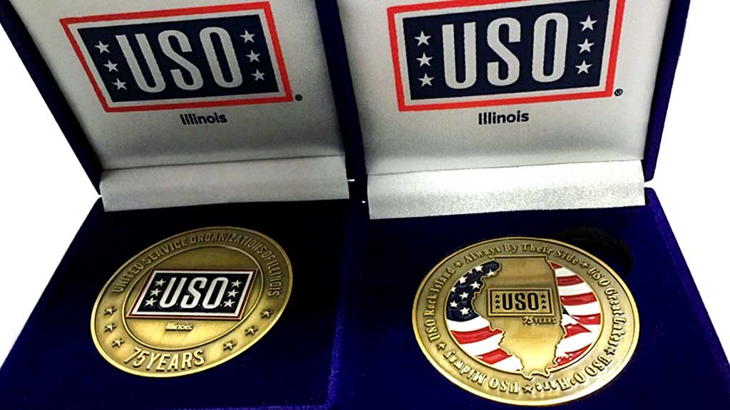 Commemorative Coins USO Box