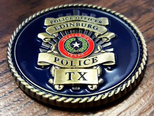 police challenge coins for sale