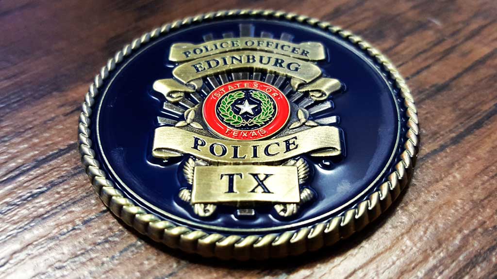 Police Challenge Coins for Sale Front
