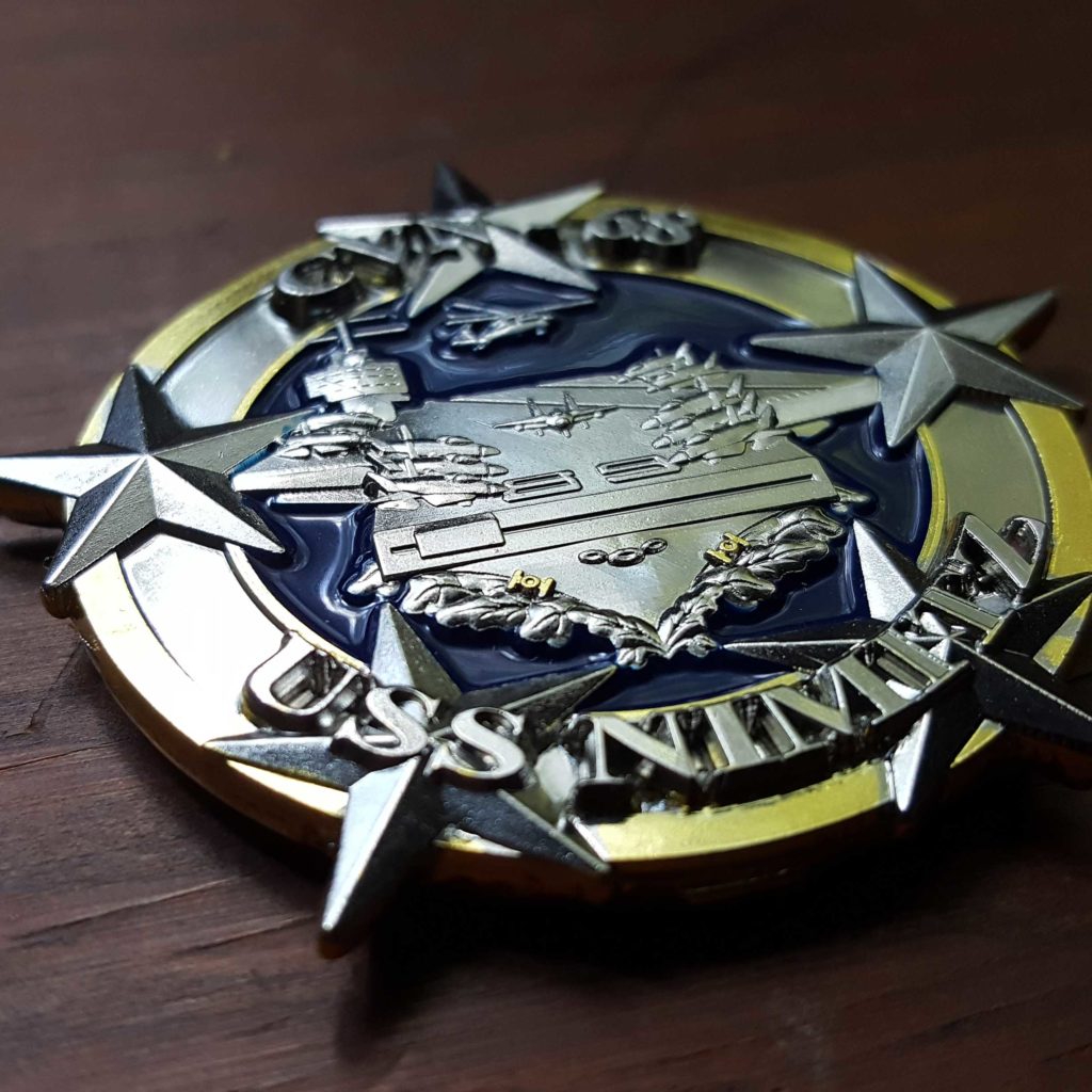 USS Nimitz challenge coin