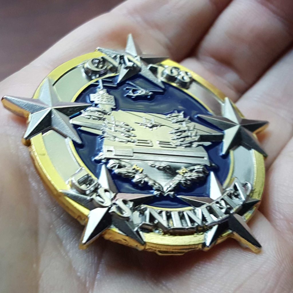 USS Nimitz challenge coin