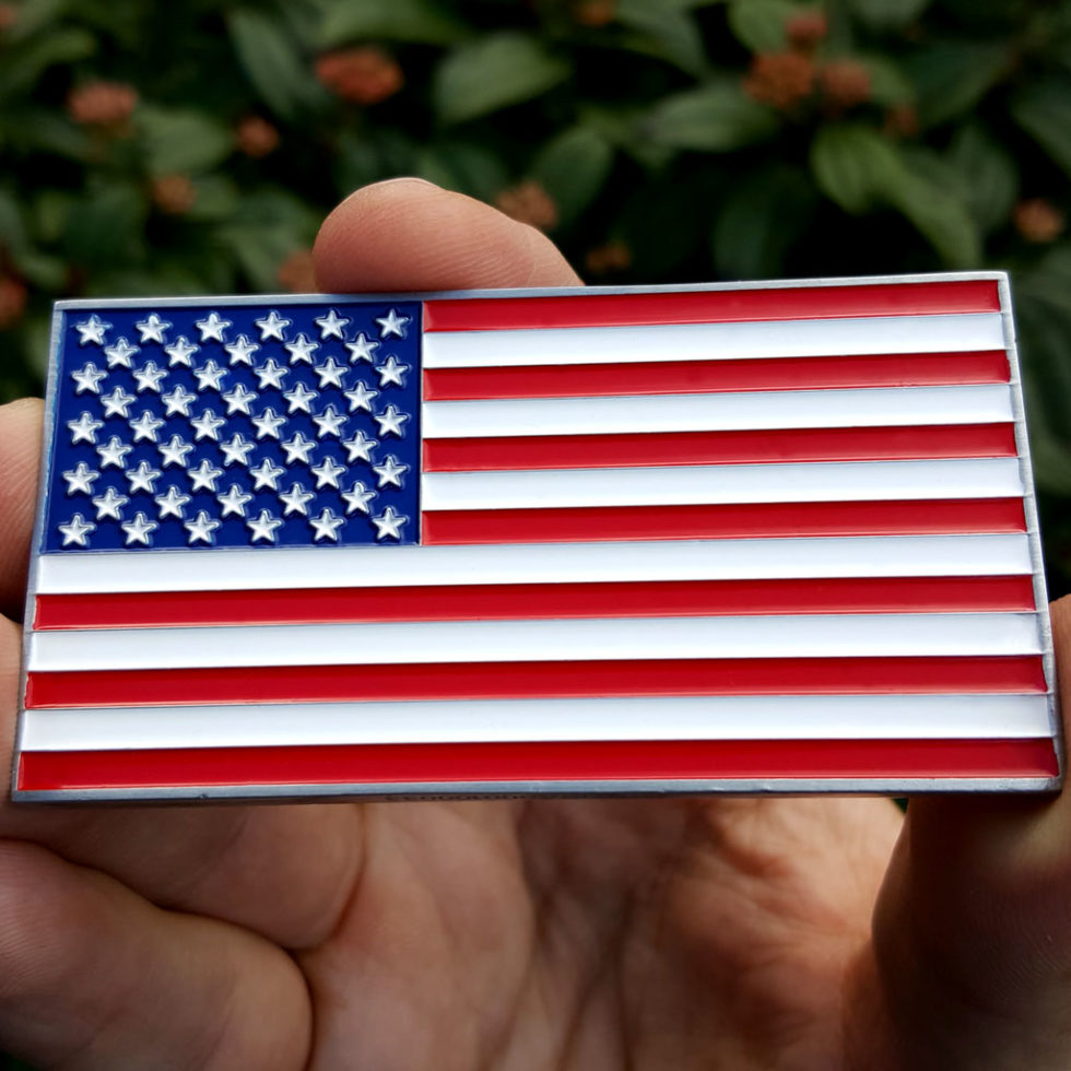 American Flag Challenge Coin