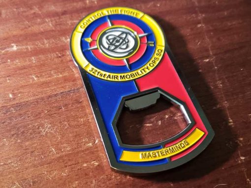 Air Mobility Challenge Coin & Bottle Opener