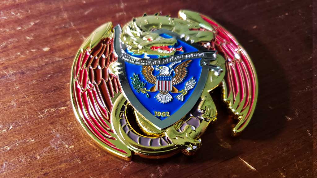 Dragon Challenge Coin Back