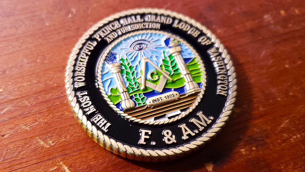 F&AM Challenge Coin