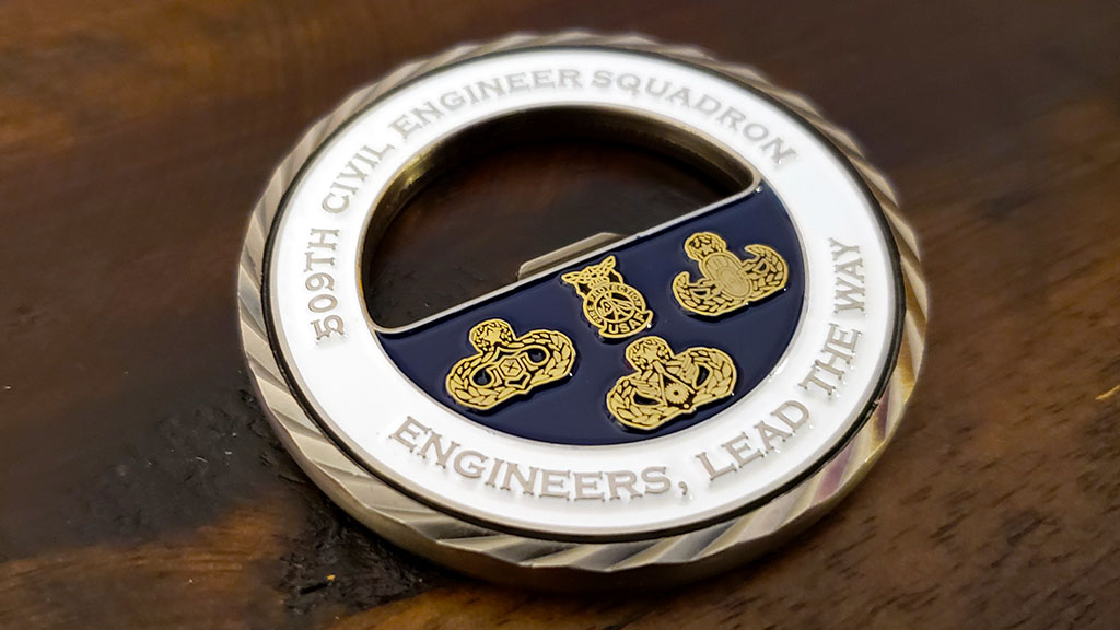 civil engineer challenge coin back