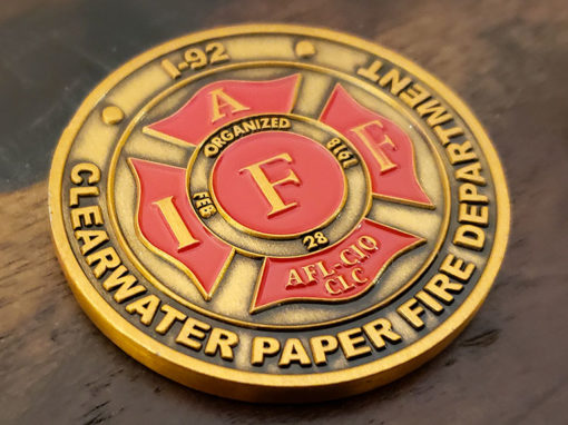 IAFF Challenge Coin