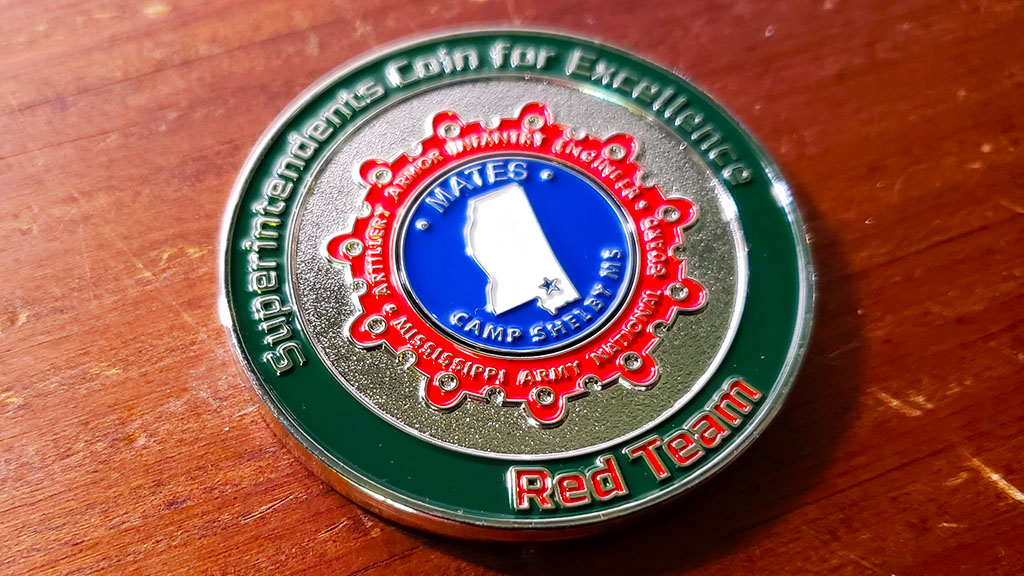 superintendent challenge coin front