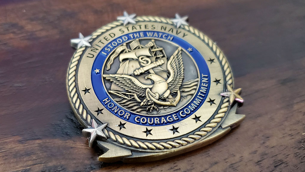 naval surface force coin back