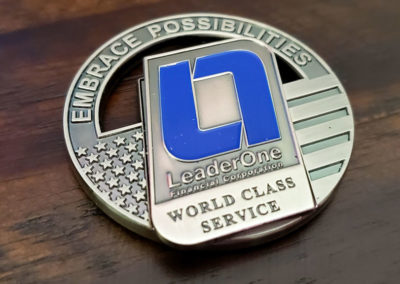 LeaderOne Financial Challenge Coin