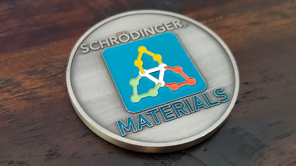 Schrodinger Materials Challenge Coin