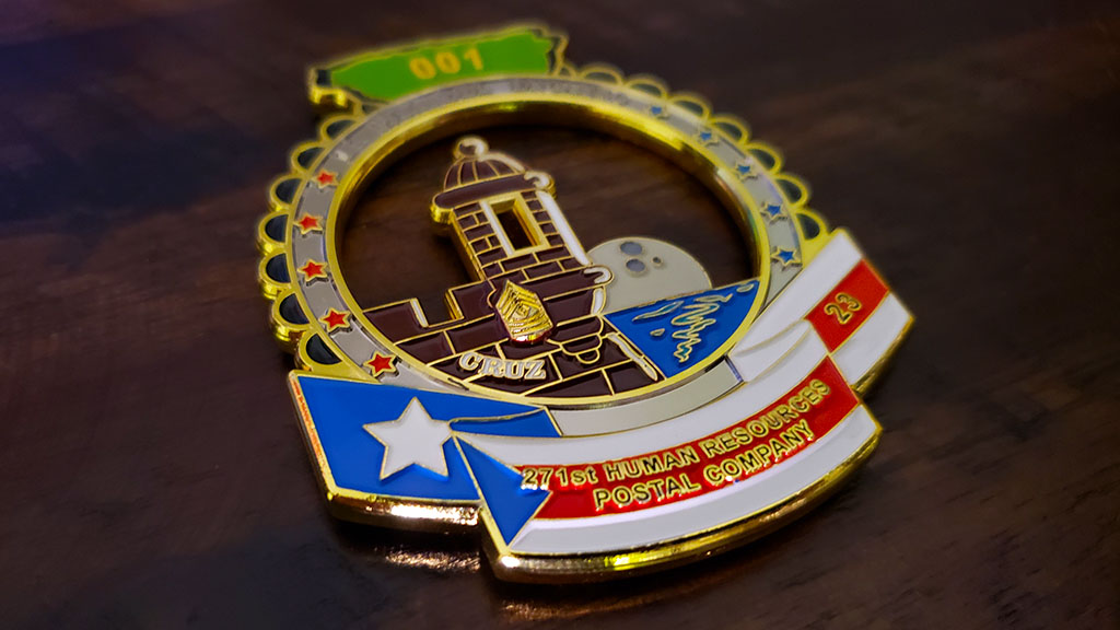 271st hrc challenge coin front