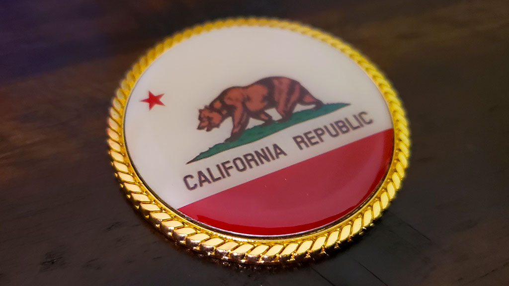 california state challenge coin front