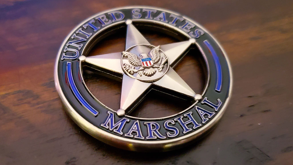 maryland us marshal coin front