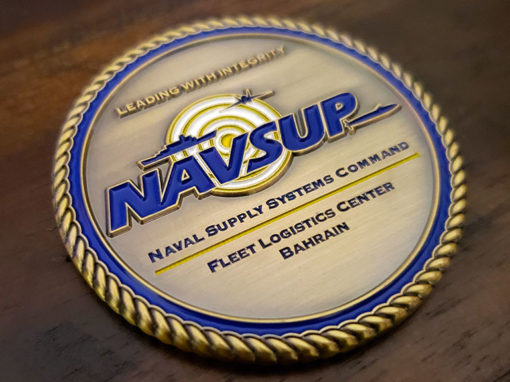 NAVSUP Bahrain Challenge Coin