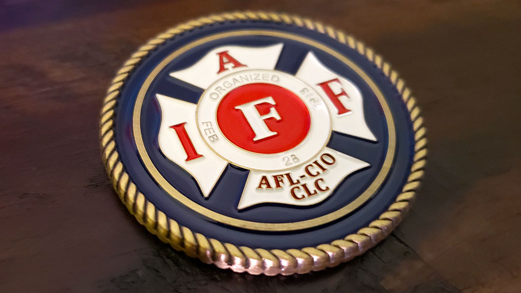 spring hill fire dept coin back