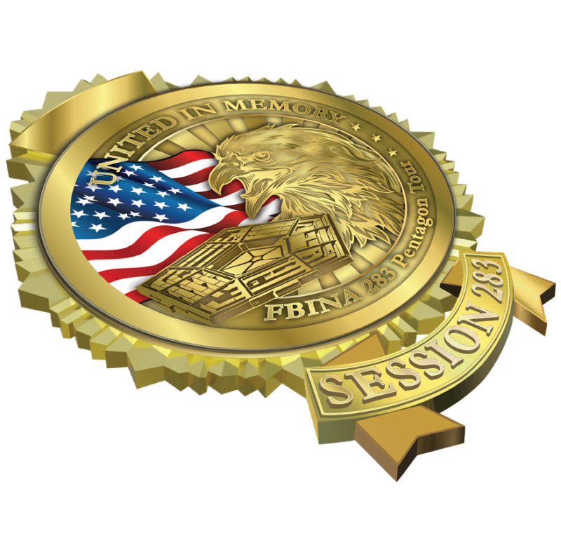 FBI Class Challenge Coin back