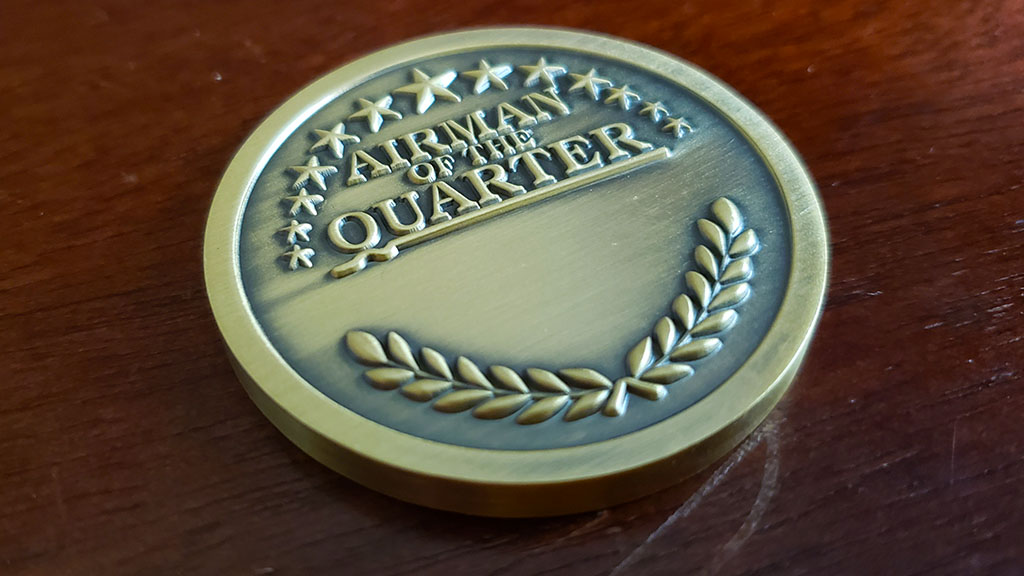 Airman of the Quarter Coin