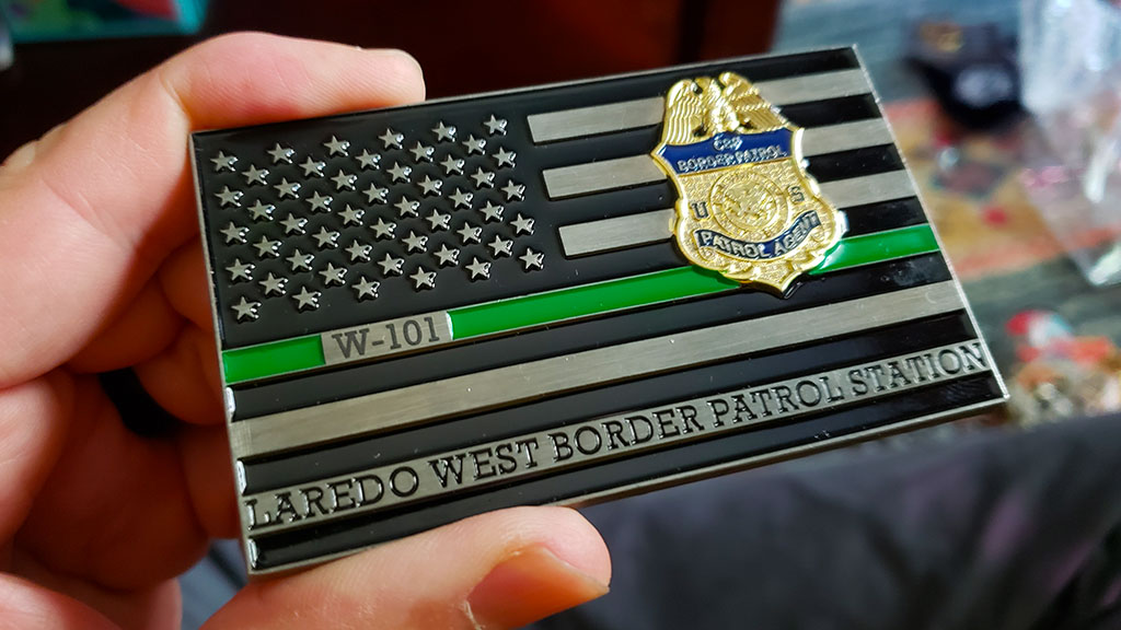 Border Patrol Challenge Coin