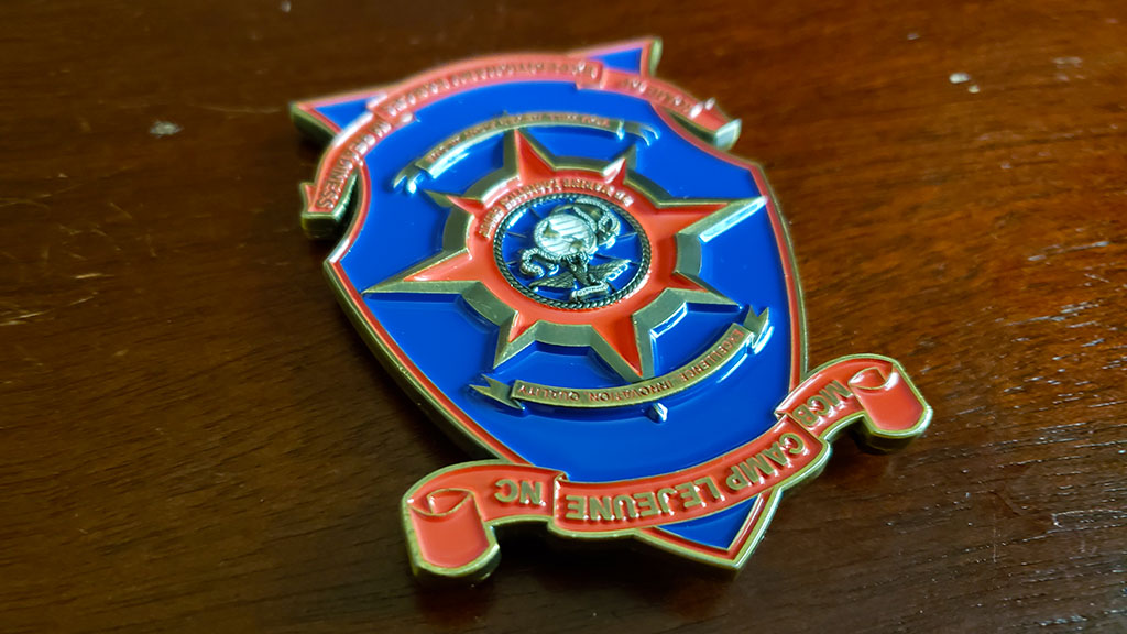 Camp Lejeune Challenge Coin