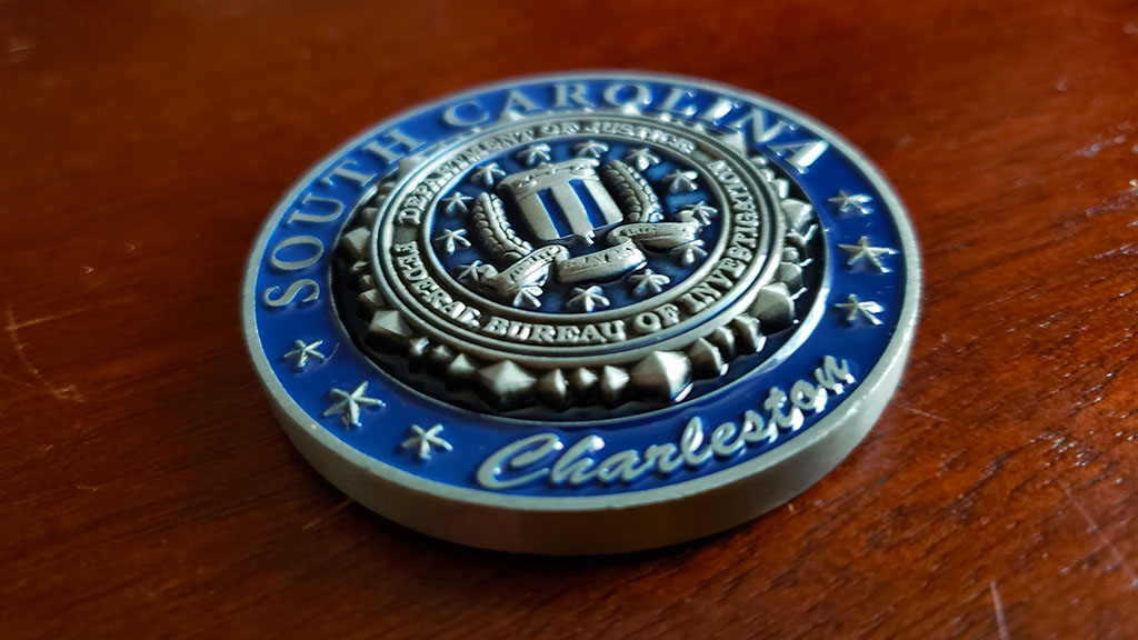 Charleston FBI Challenge Coin