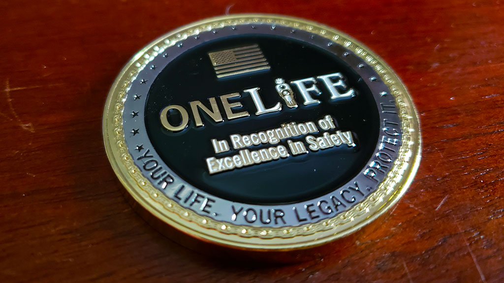 Choate OneLife Challenge Coin