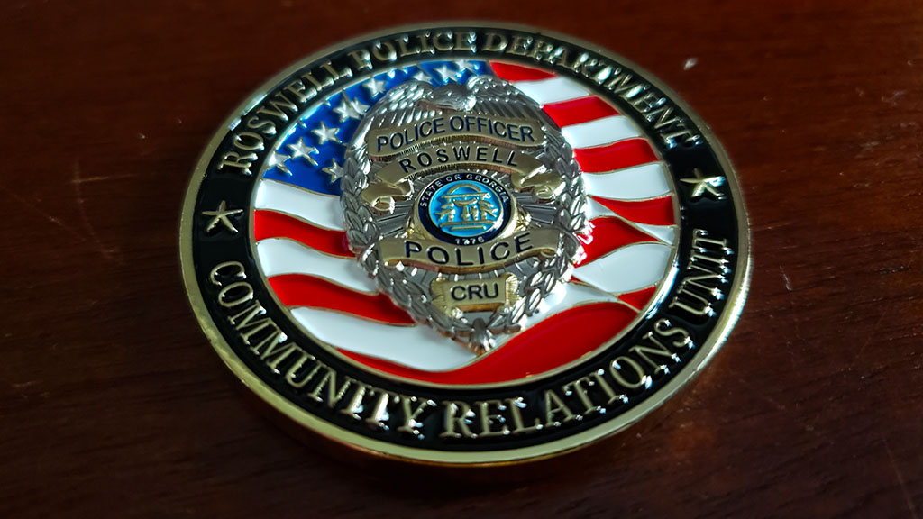 Roswell Police Department Coin