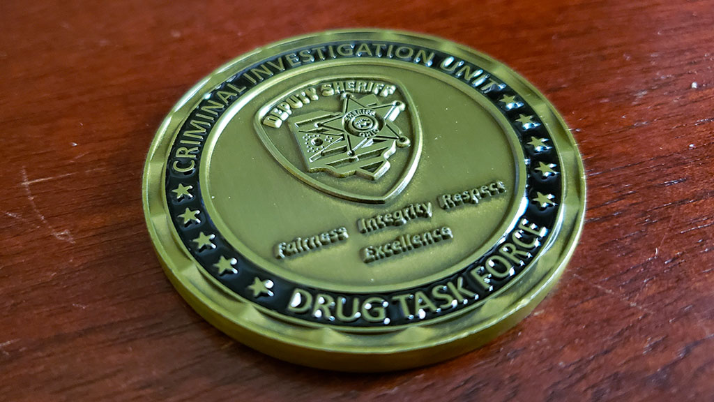 criminal investigation unit coin back