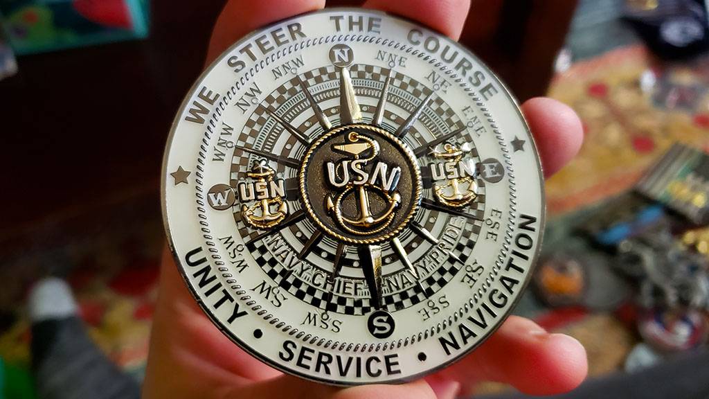 cvn-70 challenge coin front