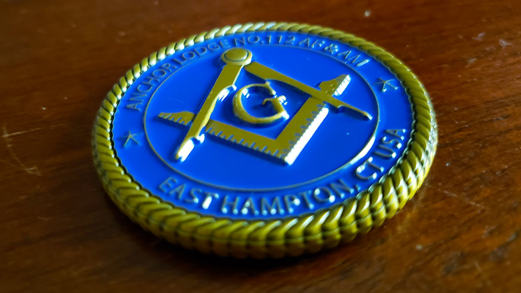 East Hampton Anchor Lodge Coin