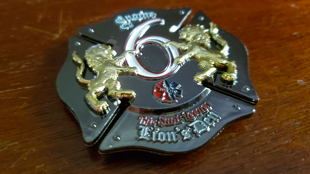 First Responder Custom Challenge Coin