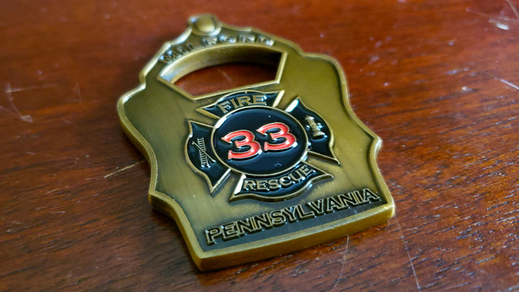 Milford Fire Department Coin