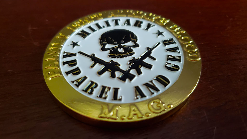 Military Apparel and Gear Coin