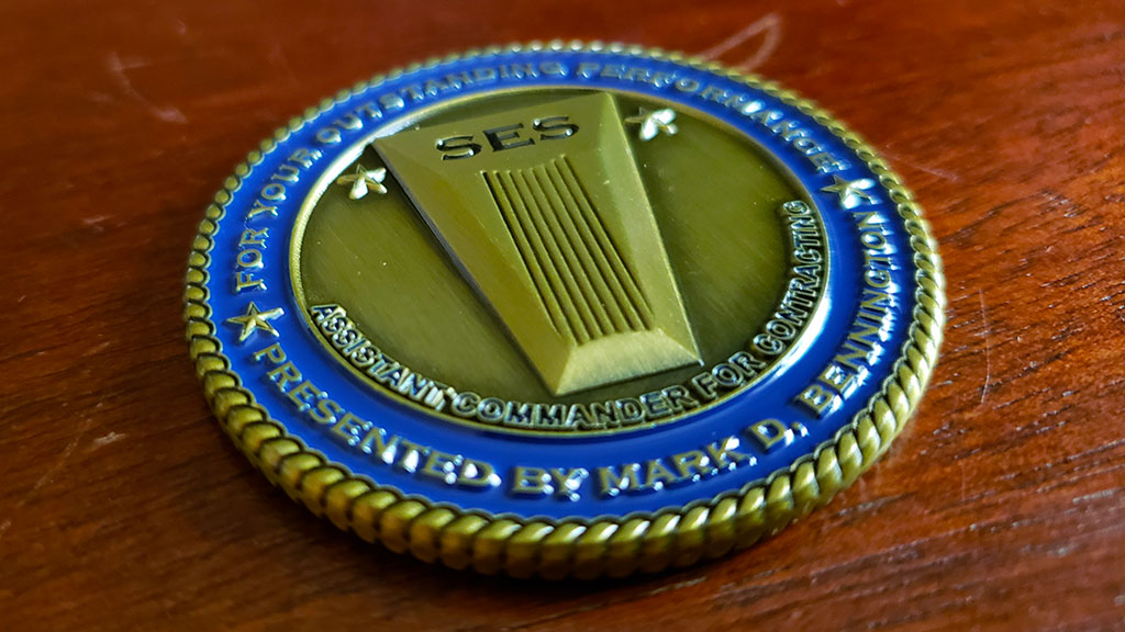 NAVSUP SES Challenge Coin