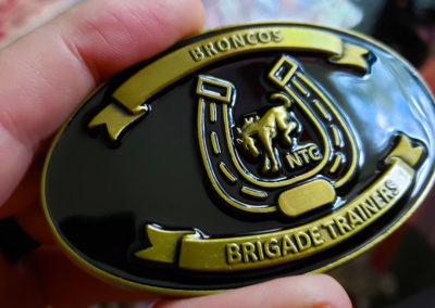 NTC Bronco Team Custom Buckle