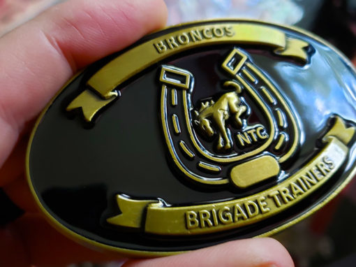 NTC Bronco Team Custom Buckle