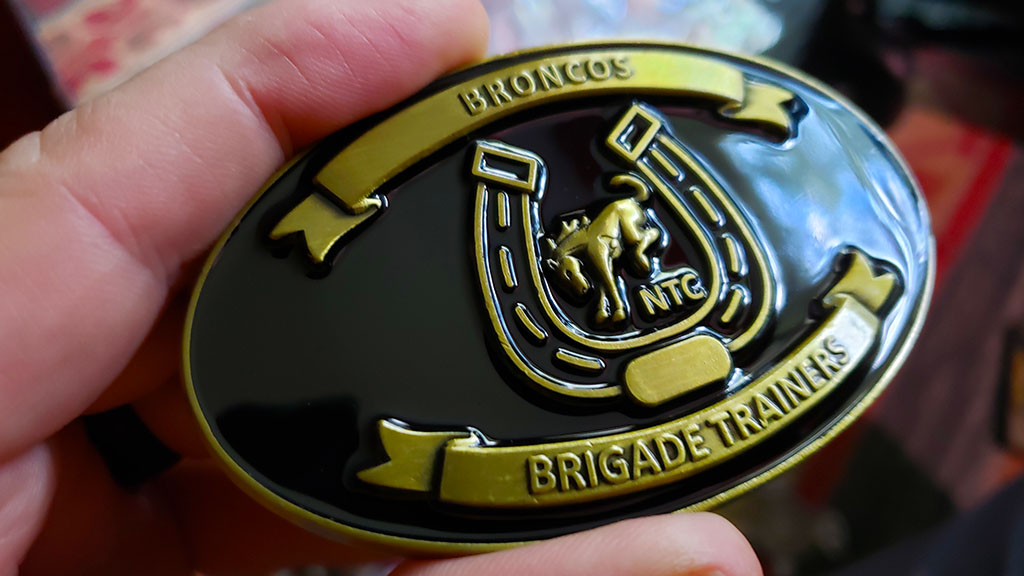 NTC Bronco Team Custom Buckle