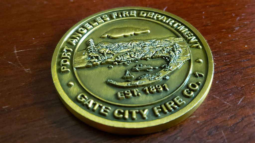 Port Angeles Fire Department Coin