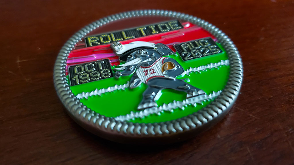 Roll Tide Challenge Coin