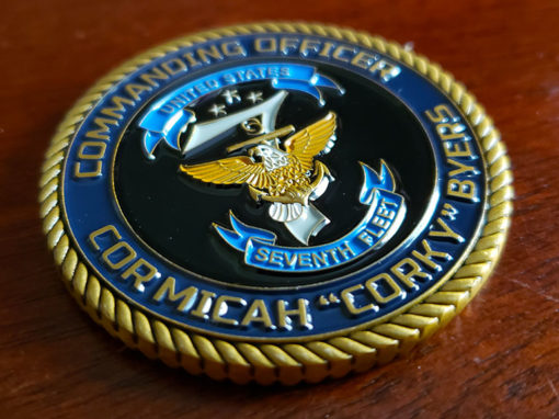 Seventh Fleet Challenge Coin