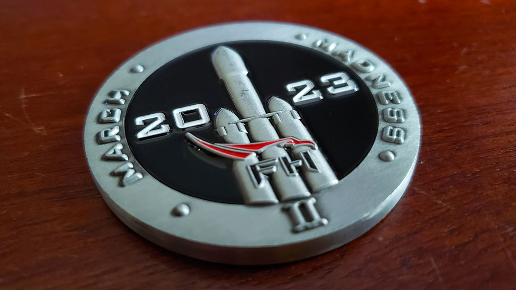 SpaceX March Madness Coin