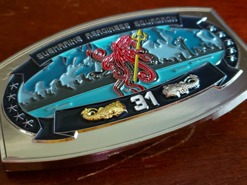 Submarine Readiness Squadron Buckle