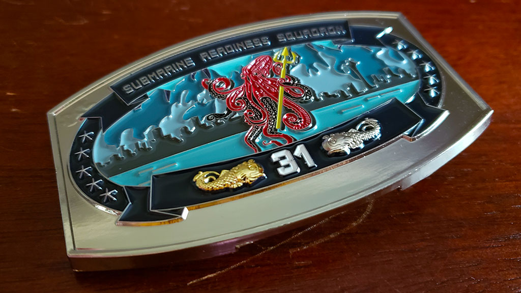 Submarine Readiness Squadron Buckle